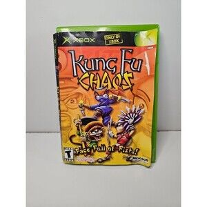 Kung Fu Chaos (Microsoft Xbox, 2003) - CIB Complete Tested Face Full Of Fists!